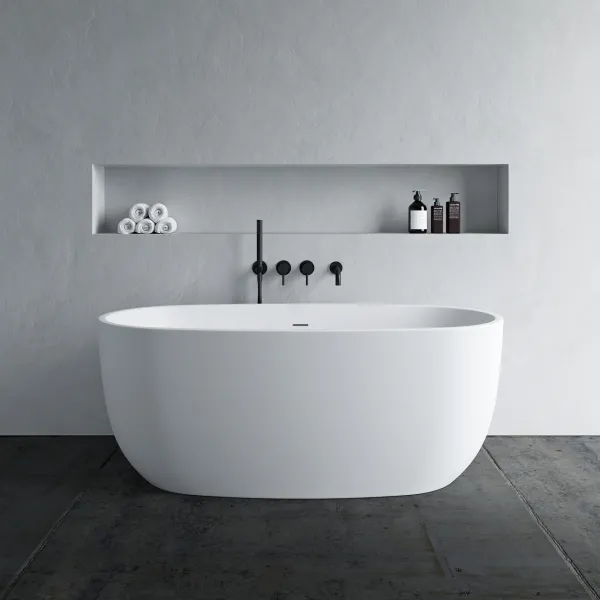 ArkiLife Nomi AN150 - Badekar 150x72 cm, matt hvit