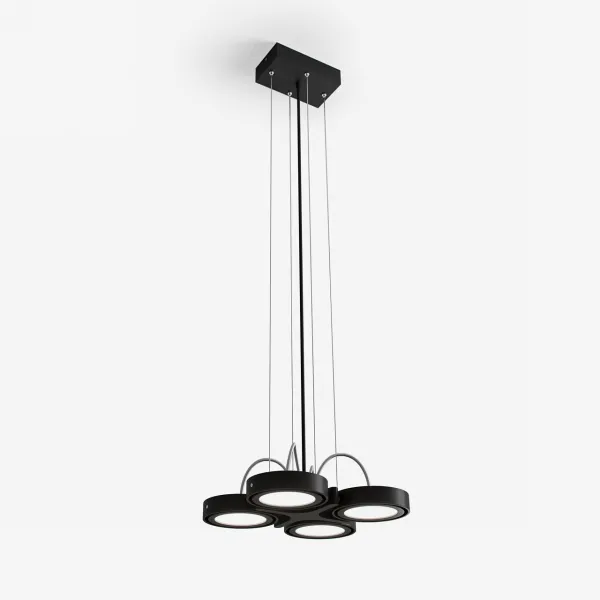 Big A04 - LED takpendel, matt svart