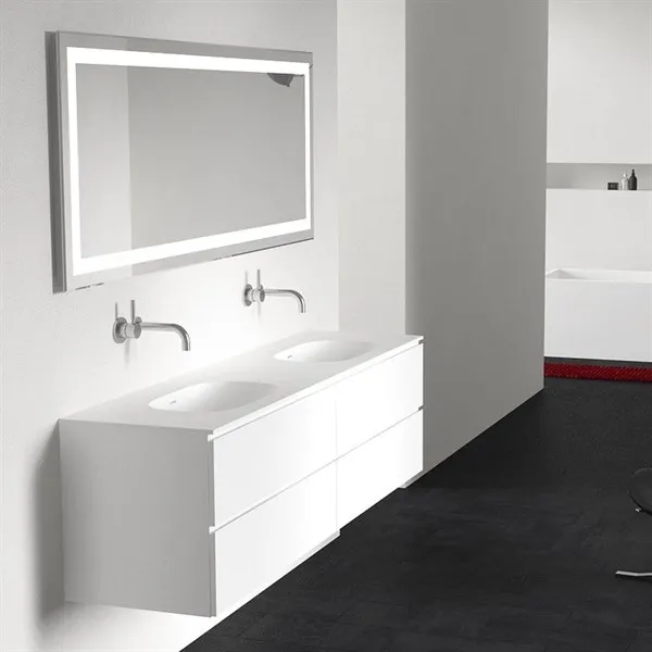 Frontline Soft 180D - Baderomsmøbler, matt hvit