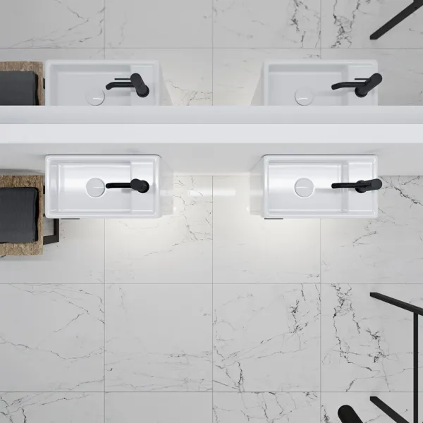 Noormood Carrara 60x60 - Keramiske marmorfliser
