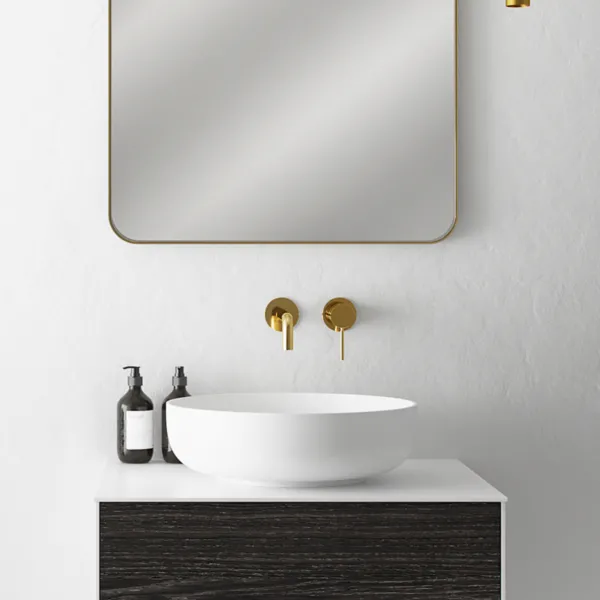 Cheese O - Ø40 cm Vaskeskål, Matt hvit SolidTec®