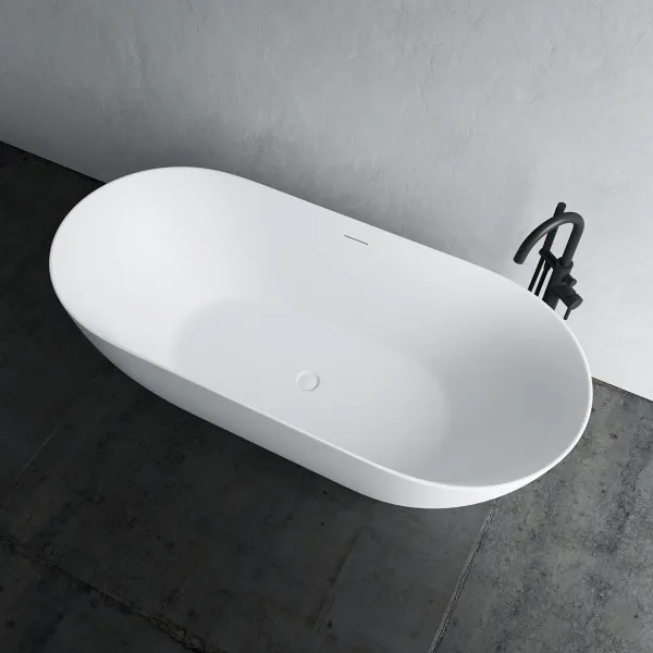 Coco 178 - 178x78 cm, Slim-Design, Matt Hvit