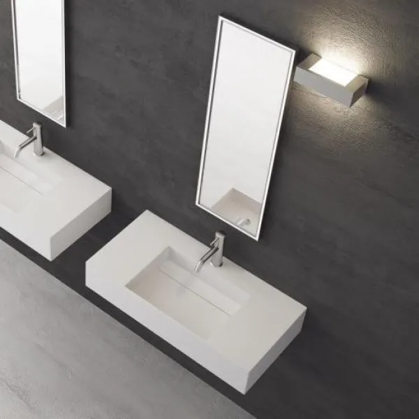 Contract 80C - 80x40 cm Servant, Matt Hvit SolidTec®