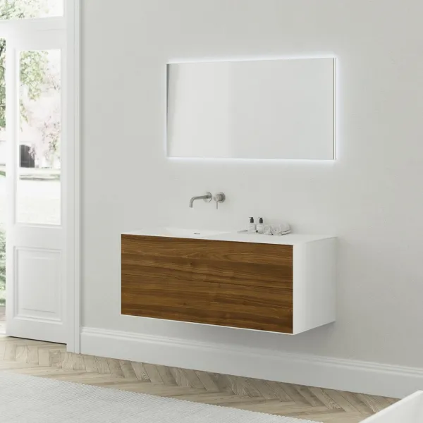 Copenhagen Chic 120L - Baderomsmøbler MKII, Valnøtt