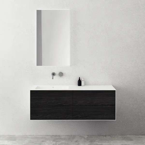 Copenhagen Chic 140L - Corian®, røkt svart eik