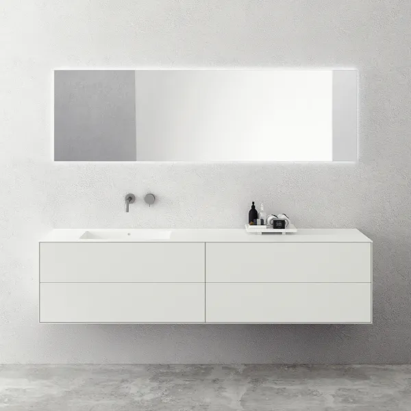 Copenhagen Chic 200L - Baderomsmøbler, Corian®, Matt hvit