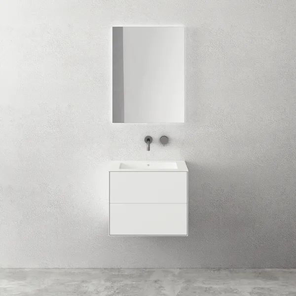 Copenhagen Chic 60 - Baderomsmøbler, Corian®, Matt hvit