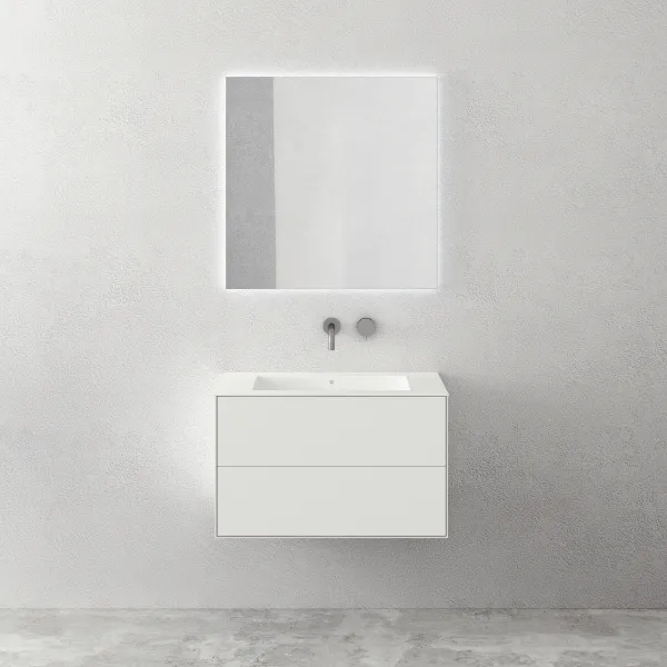 Copenhagen Chic 80 - Baderomsmøbler, Corian®, Matt hvit