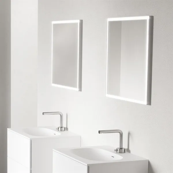 Kubic Light Dimmable 60x60 - LED-speil med fargejustering