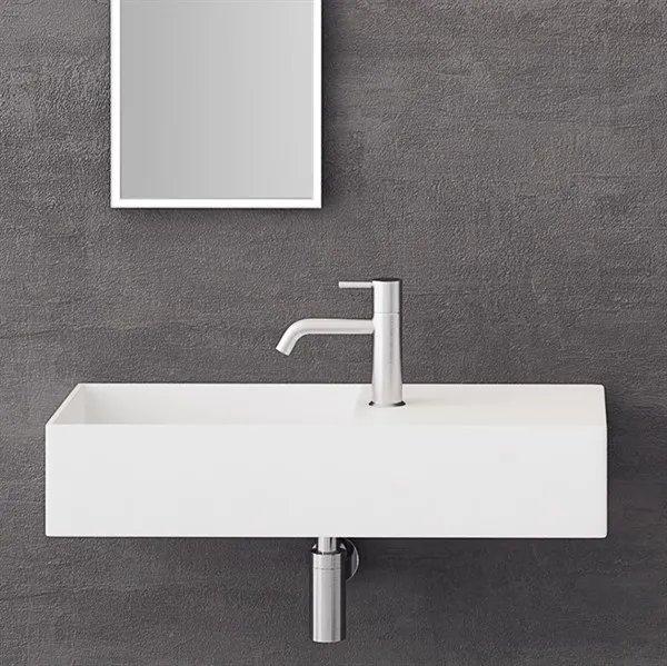 Kubo 75L - 75x32, Vask til venstre Solid SolidTec®