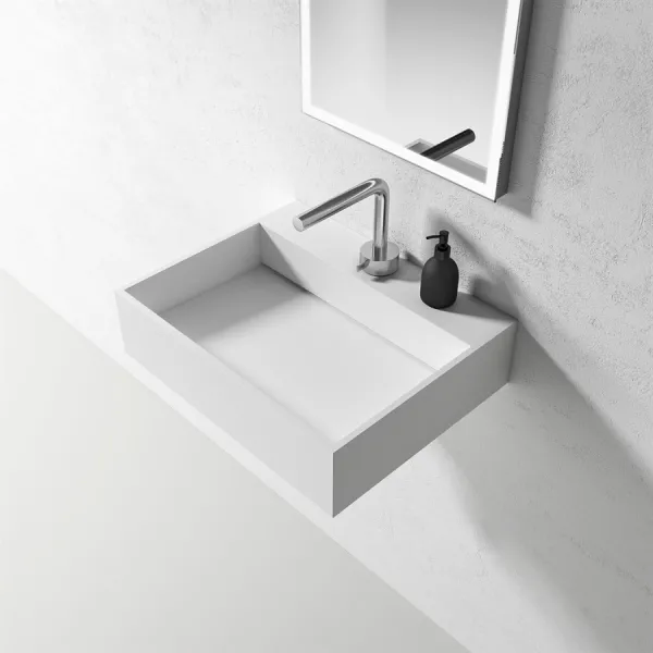 Kubo Inside 50L - 50x40, Massiv Matt hvit SolidTec®