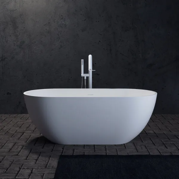 Pulcher® Mood 165 - Badekar 165x78, Matt Hvit SolidTec®
