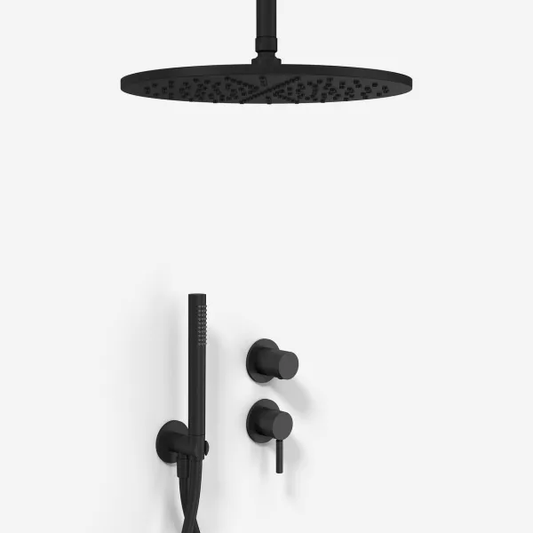 Nostromo G481 S08 - DeLuxe Ø30, Taklampe, Matt Sort