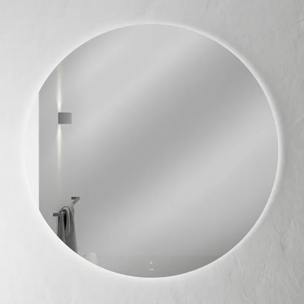 Pulcher Coco Backlight PM3-120 - Ø120 cm. LED-bakgrunnsbelyst speil med antidugg