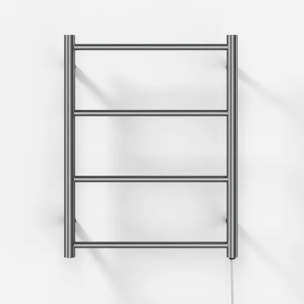 Pulcher Minimalism PM64 - Elektrisk håndkletørker, 50 x 64 cm, børstet rustfritt stål