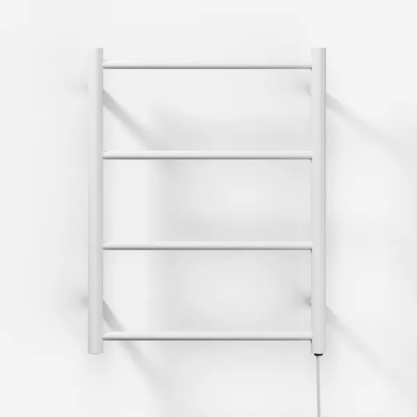 Pulcher Minimalism PM64 - Elektrisk håndkletørker, 50 x 64 cm, matt hvit