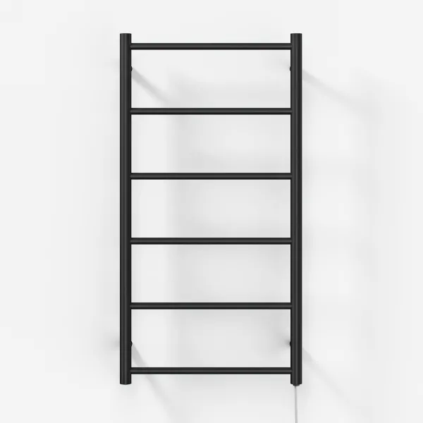Pulcher Minimalism PM96 - Elektrisk håndkletørker, 50 x 96 cm, matt svart