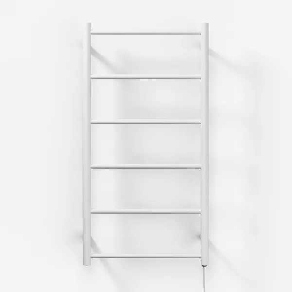 Pulcher Minimalism PM96 - Elektrisk håndkletørker, 50 x 96 cm, matt hvit
