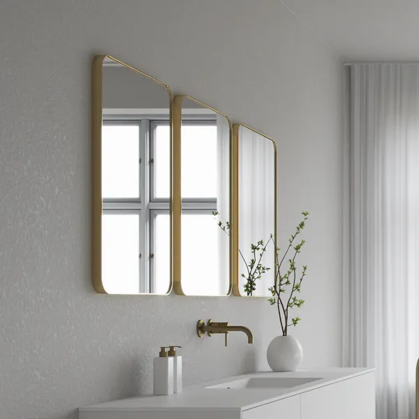 Déco Dé Lux 50x70 - Børstet messing