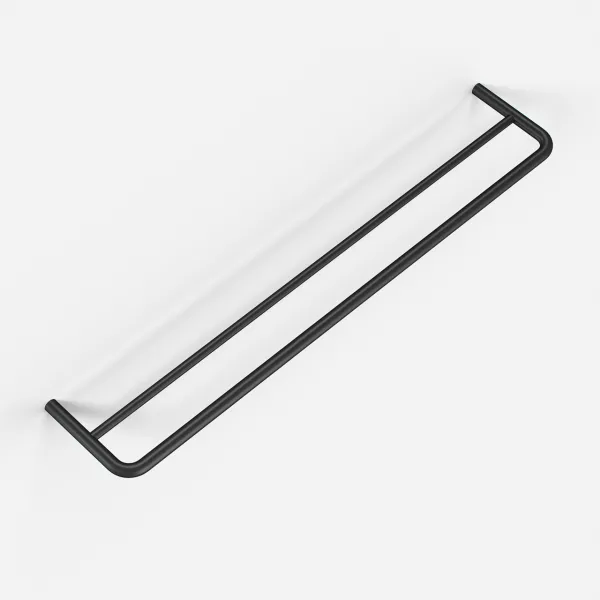 Semplice PS20-60 - Dobbel håndklestang, matt sort