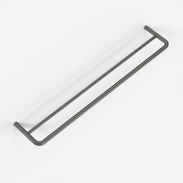 Semplice PS20-60 - Dobbel håndklestang, PVD Matt Gun Metal