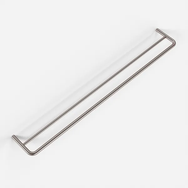 Semplice PS20-80 - Dobbel håndklestang, PVD børstet stål