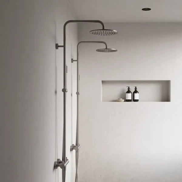 Semplice Rain DeLuxe SRL02 - SmartTerm Ø25 EasyClean, PVD børstet stål