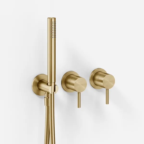 Semplice SBR801 - Dusjsett, PVD børstet messing