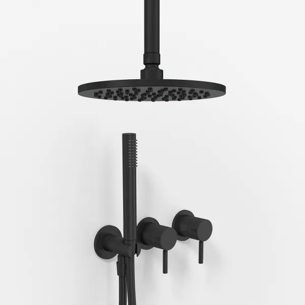 Semplice SBR801 S08 - Ø20 cm, Tak, Matt svart 