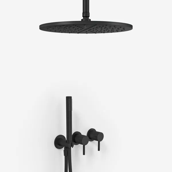Semplice SBR801 S10 - Ø30 cm, Tak, Matt svart 