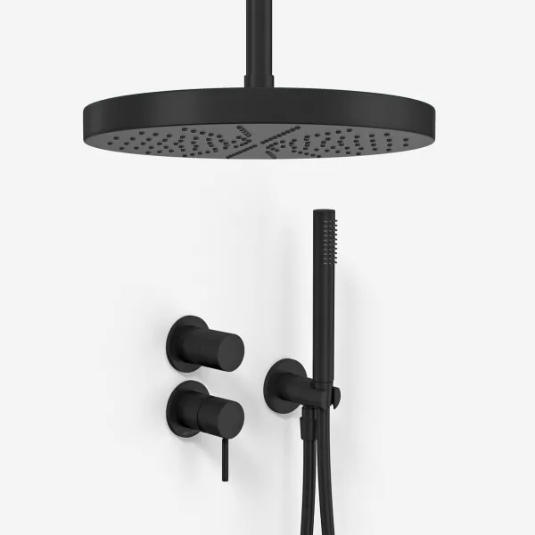 Semplice SBR901 S04 - Ø28 cm, Tak, Matt svart