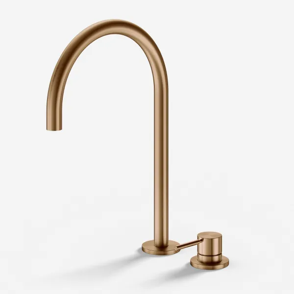 Semplice SHV505 S03 - Kjøkkenbatteri med svingbar tut, PVD børstet kobber