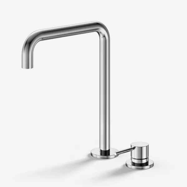 Semplice SHV505 S04 - Kjøkkenbatteri med svingbar tut, Krom