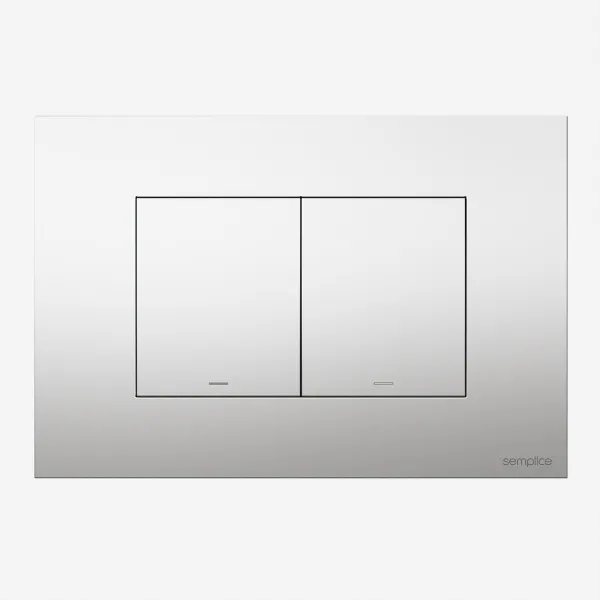 Semplice SX-K2 - Spyleplate, krom