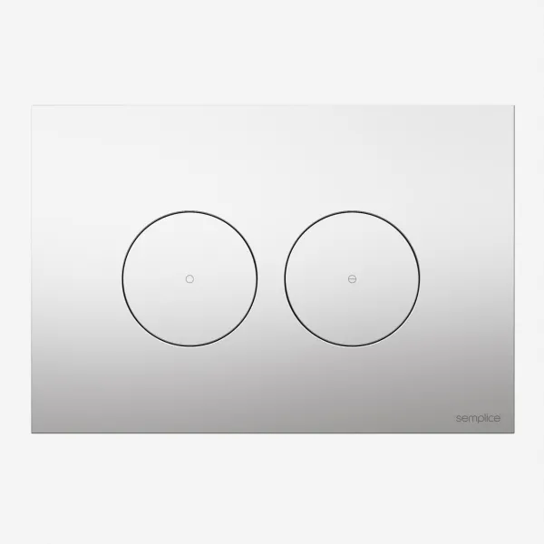 Semplice SX-O1 - Spyleplate, krom