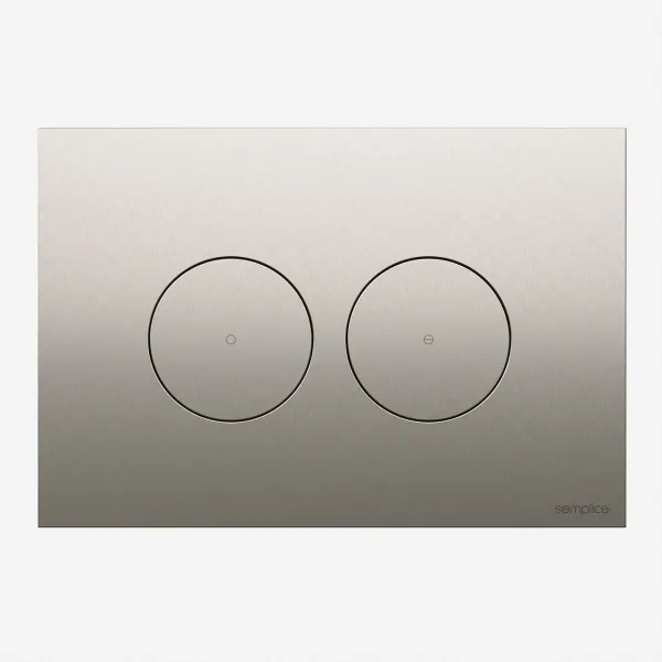 Semplice SX-O1 - Spyleplate, PVD børstet stål