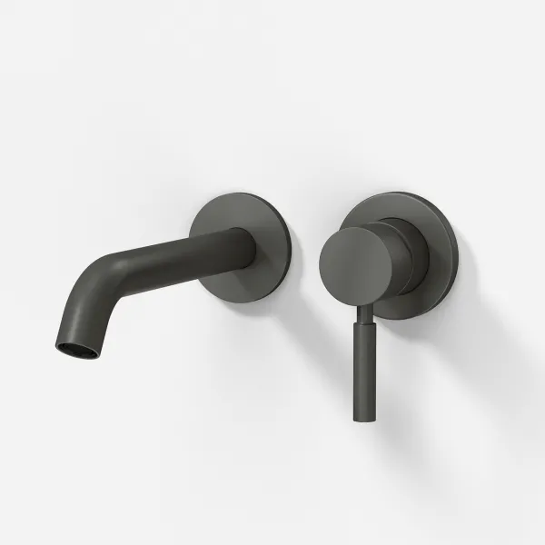 Semplice SHV102 S03 - Servantbatteri, 20 cm tut, PVD matt Gun Metal