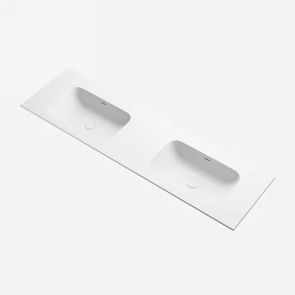 Pulcher® Soft 160D - Benkeplate til vask 160x46