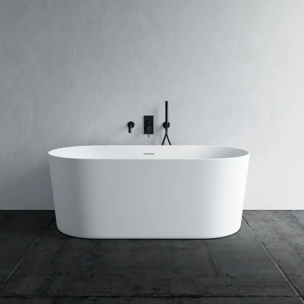 Takai 150 - 150x70 cm Badekar, Slim Design, Matt Hvit