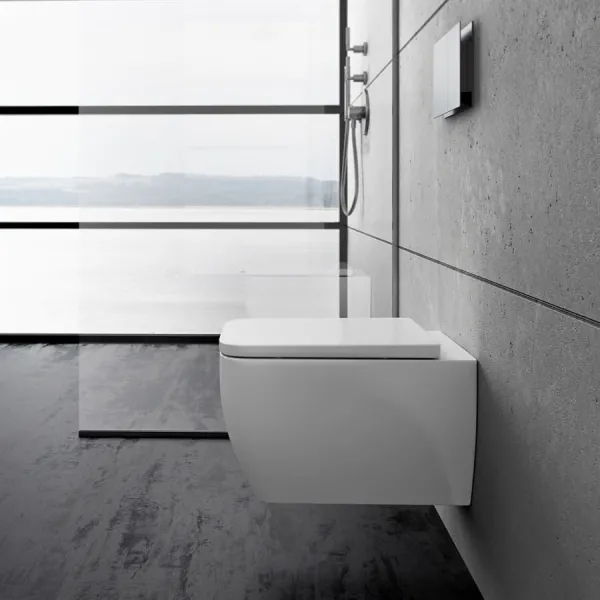 The Class TC18 - 50 cm., Rimless + EasyClean, Hvit