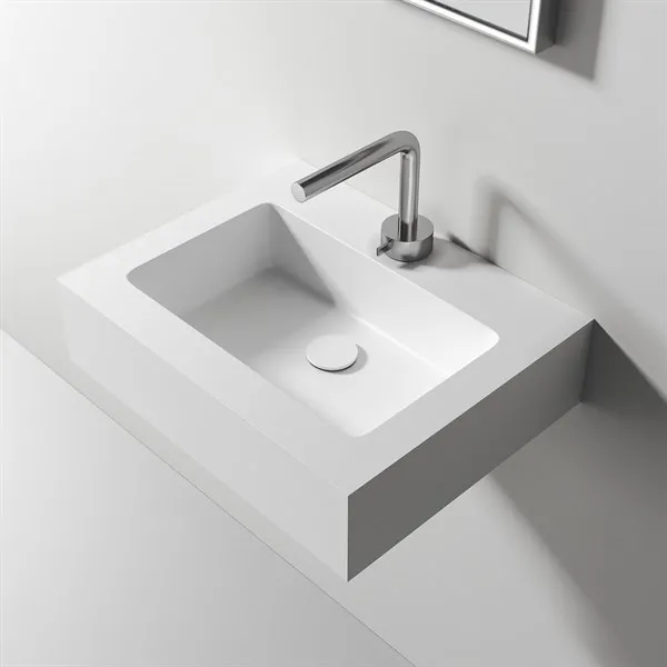 Waterproof 50 - 50x40 cm Servant, Matt Hvit SolidTec®