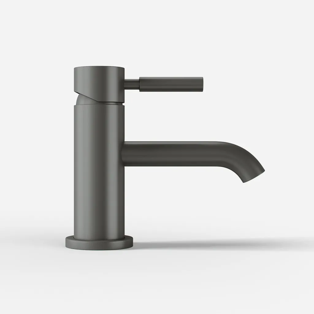 Semplice SHV101 - 1-greps servantbatteri, PVD Matt Gun Metal