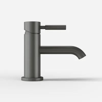 Semplice SHV101 - 1-greps servantbatteri, PVD Matt Gun Metal