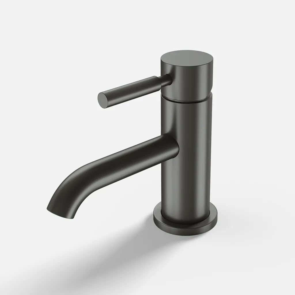 Semplice SHV101 - 1-greps servantbatteri, PVD Matt Gun Metal