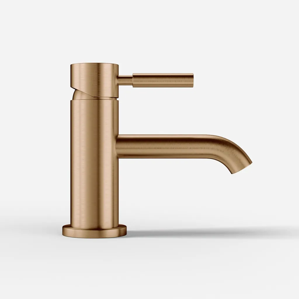 Semplice SHV101 - Ettgreps servantbatteri, PVD børstet kobber