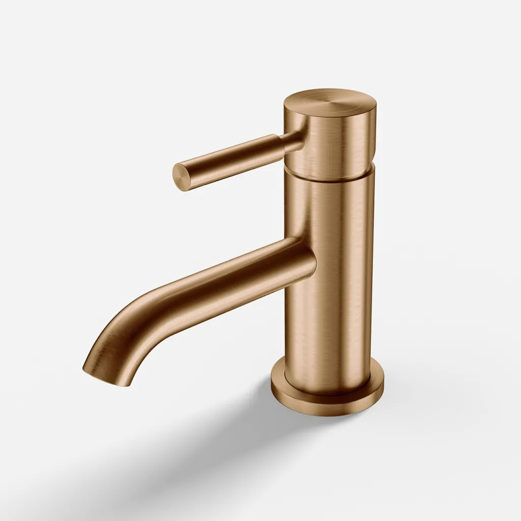 Semplice SHV101 - Ettgreps servantbatteri, PVD børstet kobber