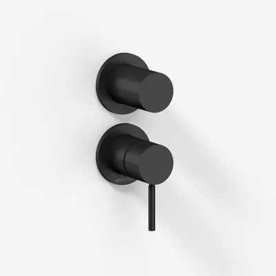 Semplice SBR901 -  Ettgreps dusjarmatur, matt svart