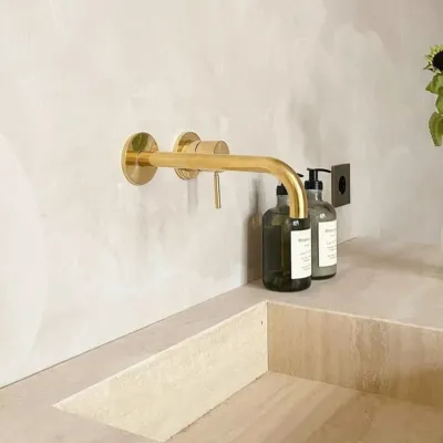 Semplice SHV502 - 1-greps servantbatteri, polert messing naturell