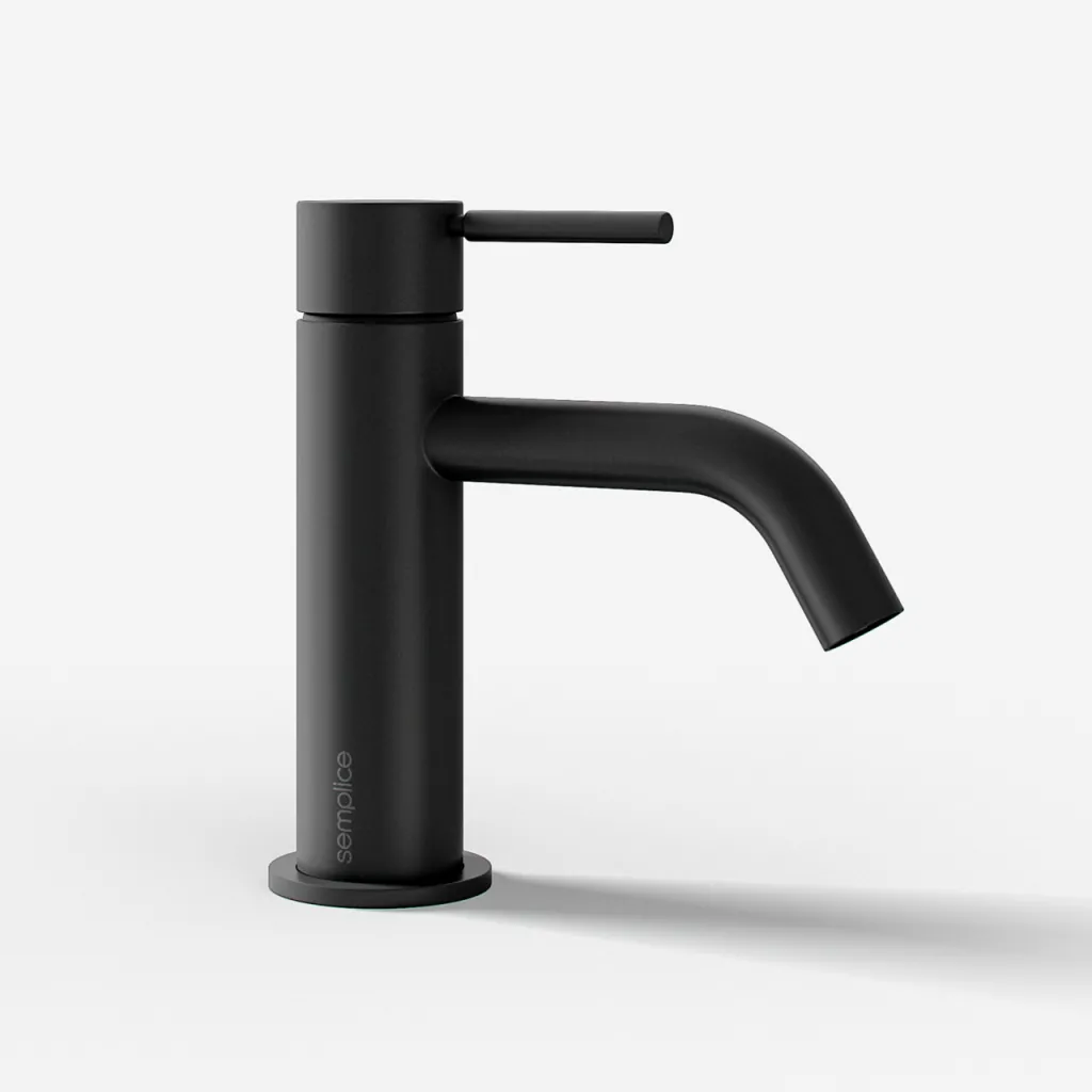 Semplice SHV501 - Servantbatteri S-størrelse, matt svart