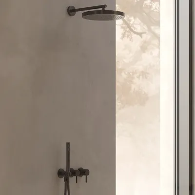 Semplice SBR801 S02 - XXL Rain DeLux Ø28 cm, Matt svart